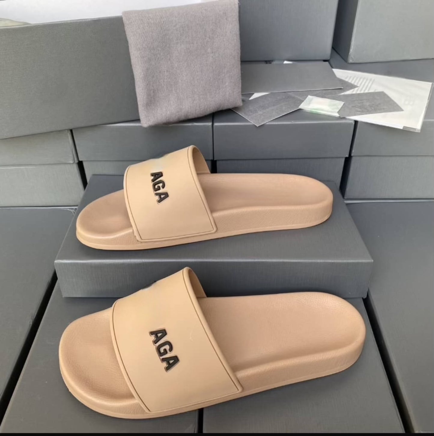 Brown aga slides