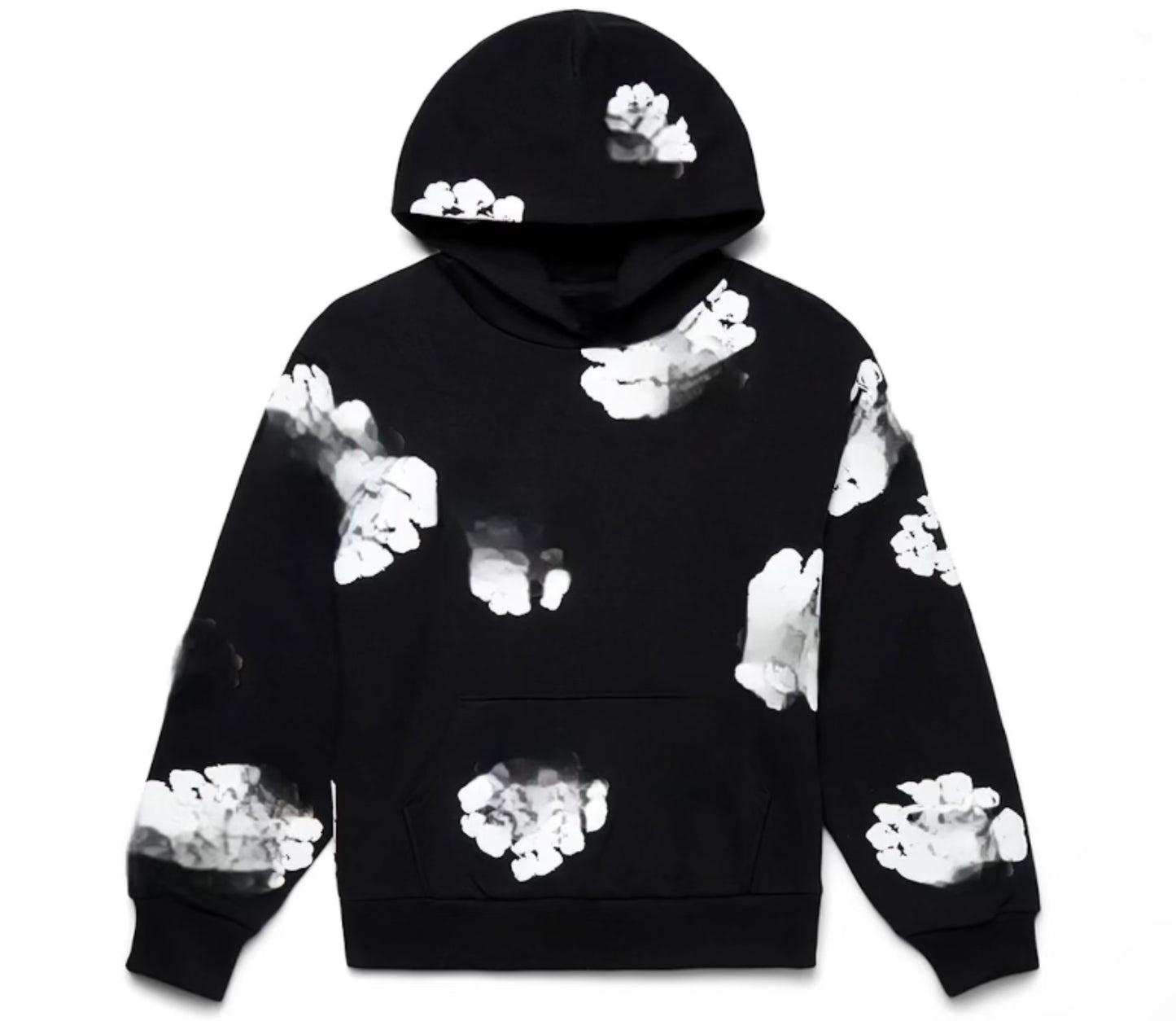 Black and white T hoodie
