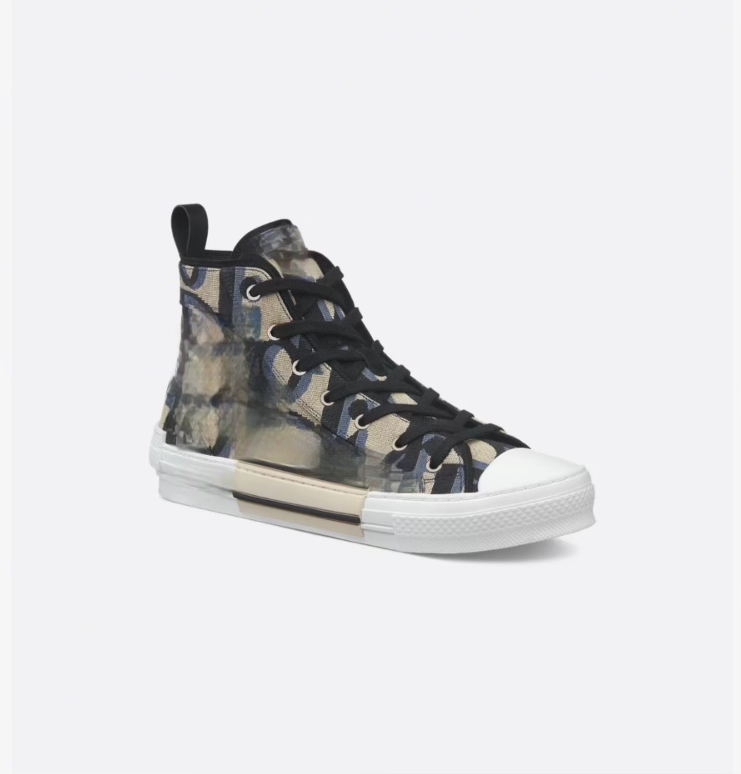 Black blue beige Adore hightop