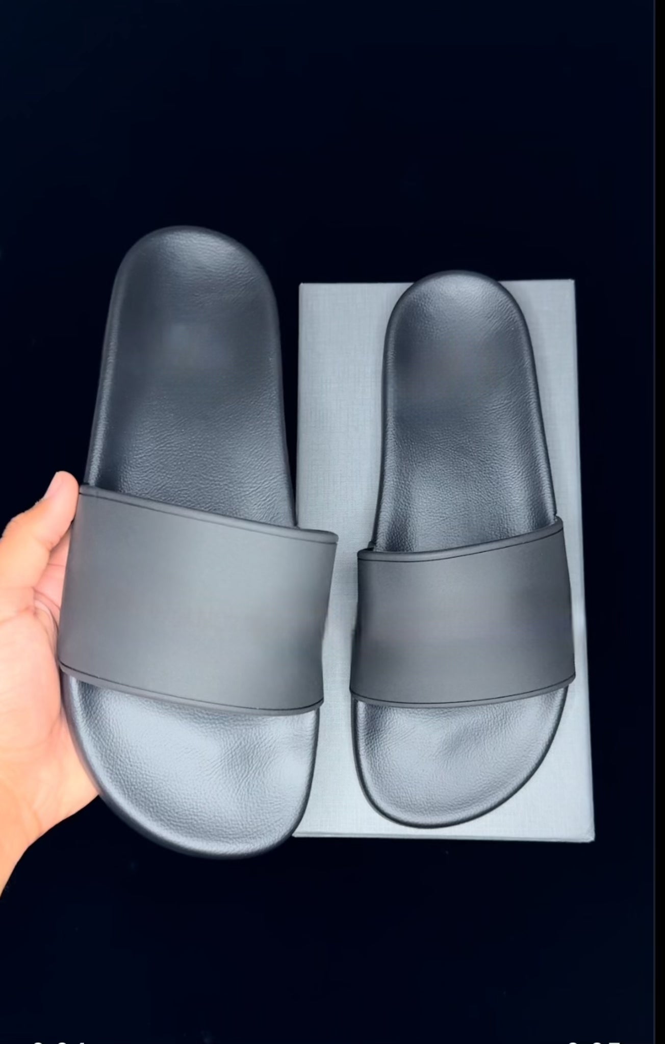 Black Aga Slides
