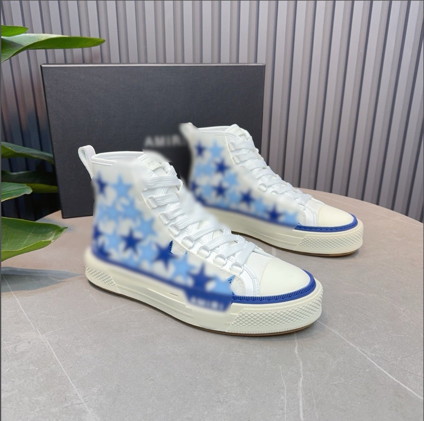 Blue Iri hightop stars