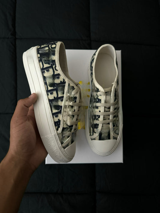 D Blue low sneaker