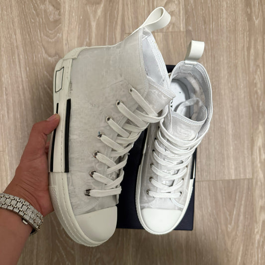 White adore hightops