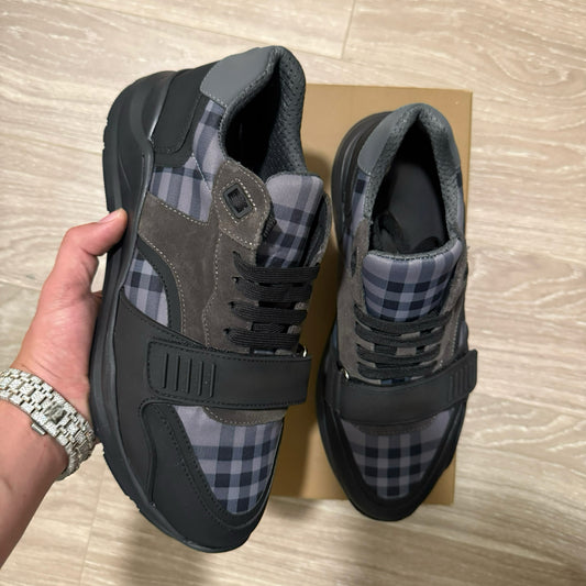 Grey B Stripes